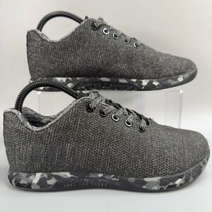 NoBull Trainer Mens‎ 7.5 7 1/2 Gym Shoes Black Gray Camo Low Lace Up Sneakers